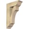 Ekena Millwork Westlake Traditional Rough Sawn Bracket w/ Offset Brace, Douglas Fir, 8"W x 22"D x 34"H BKT0806X22X34WTL01RDF - alternate 1